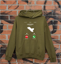 Load image into Gallery viewer, Ladakh Calling Unisex Hoodie for Men/Women-Olive Green-Ektarfa.online
