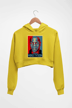 Load image into Gallery viewer, Mike Tyson Crop HOODIE FOR WOMEN-Mustard Yellow-Ektarfa.online
