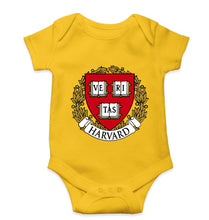 Load image into Gallery viewer, Harvard University Kids Romper For Baby Boy/Girl-0-5 Months(18 Inches)-Yellow-Ektarfa.online
