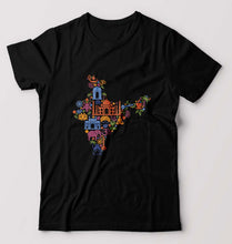 Load image into Gallery viewer, India T-Shirt for Men-Black-Ektarfa.online
