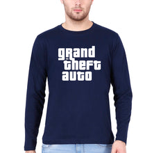 Load image into Gallery viewer, Grand Theft Auto (GTA) Full Sleeves T-Shirt for Men-Navy Blue-Ektarfa.online
