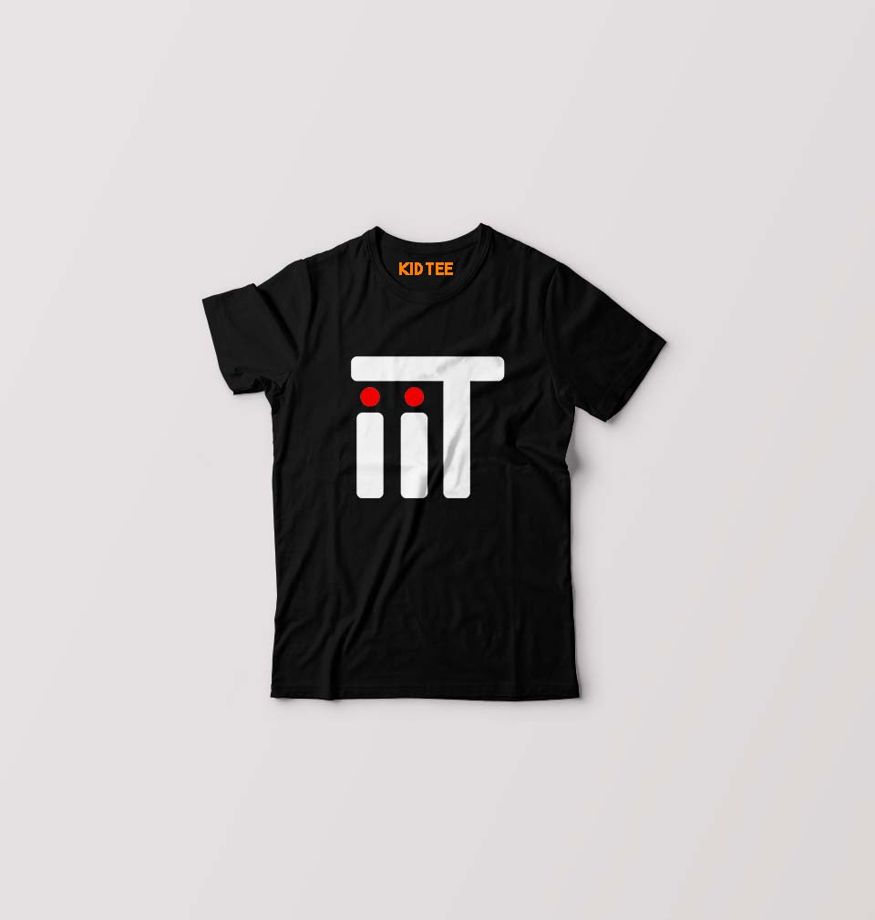 IIT Kids T-Shirt for Boy/Girl-Black-Ektarfa.online