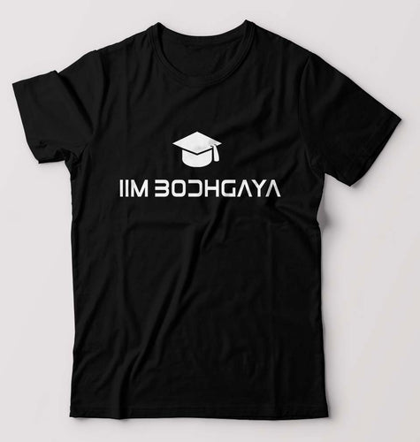 IIM BodhGaya T-Shirt for Men-Black-Ektarfa.online
