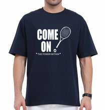 Load image into Gallery viewer, Tennis Oversized T-Shirt for Men-Navy Blue-Ektarfa.online

