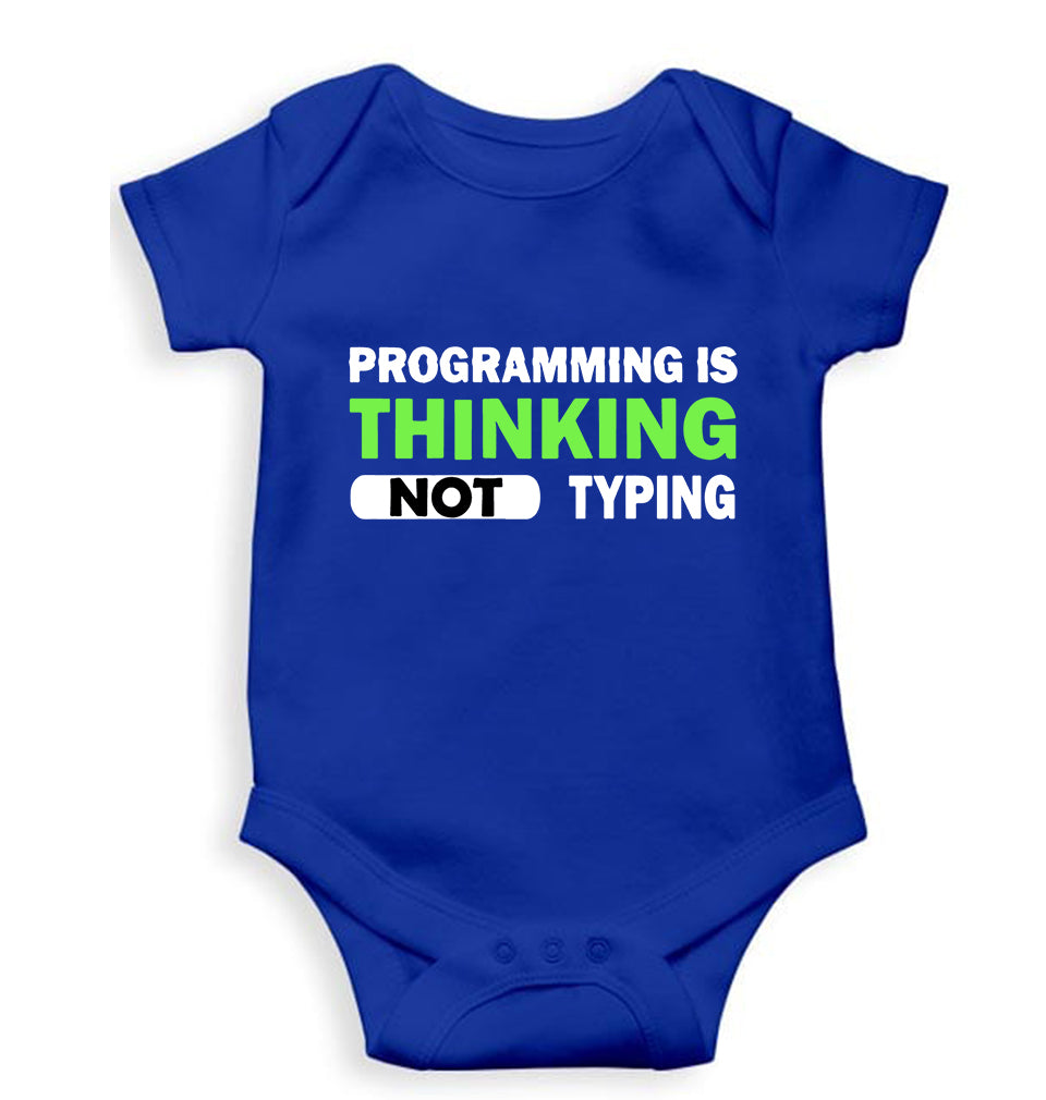 Programmer Kids Romper For Baby Boy/Girl-Royal Blue-Ektarfa.online