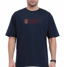 Load image into Gallery viewer, Stanford Oversized T-Shirt for Men-Navy Blue-Ektarfa.online
