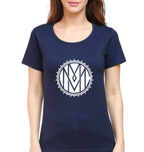 Load image into Gallery viewer, Marilyn Manson T-Shirt for Women-Navy Blue-Ektarfa.online
