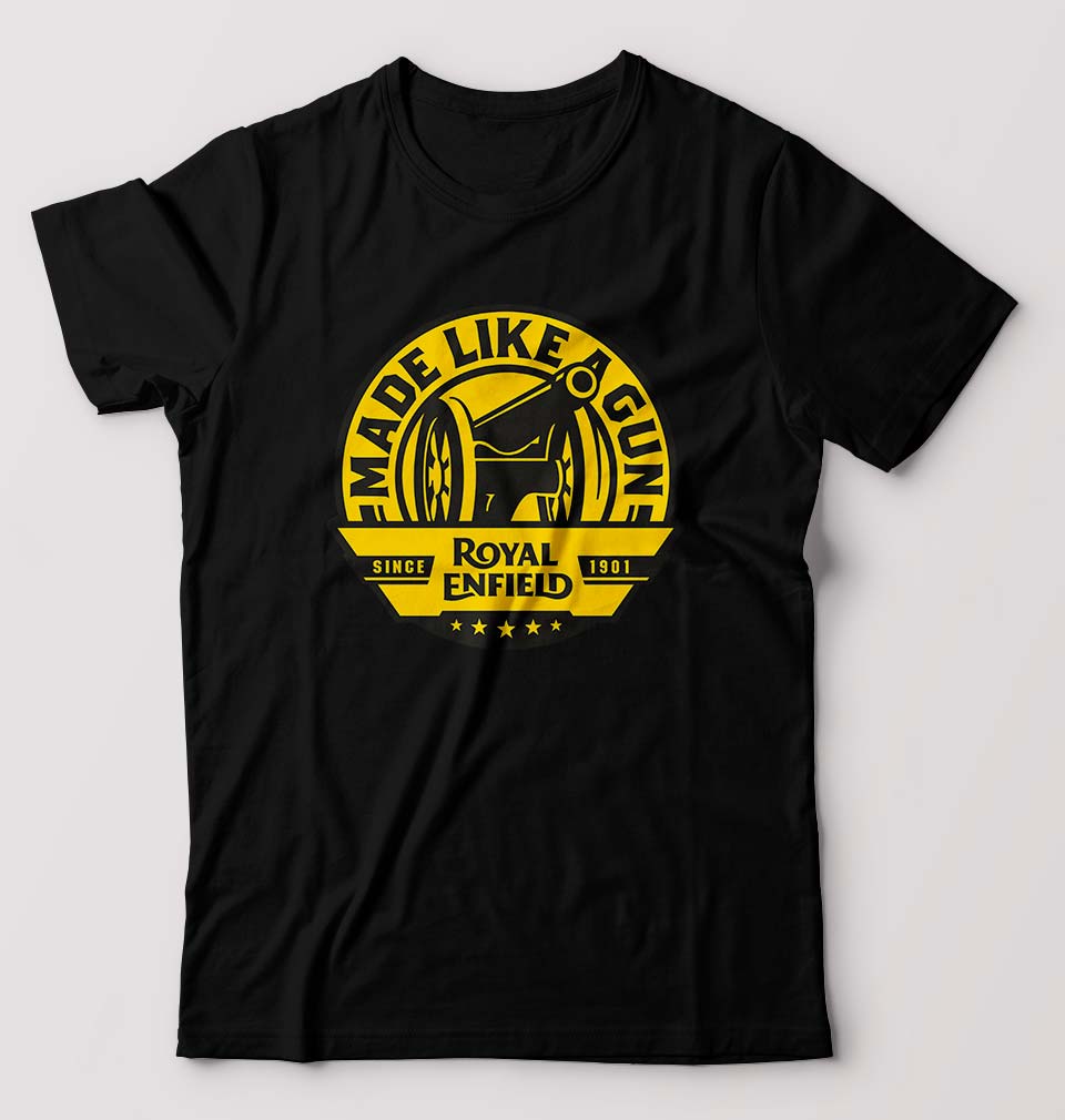 Royal Enfield T-Shirt for Men-Black-Ektarfa.online