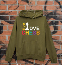 Load image into Gallery viewer, Chess Love Unisex Hoodie for Men/Women-Olive Green-Ektarfa.online

