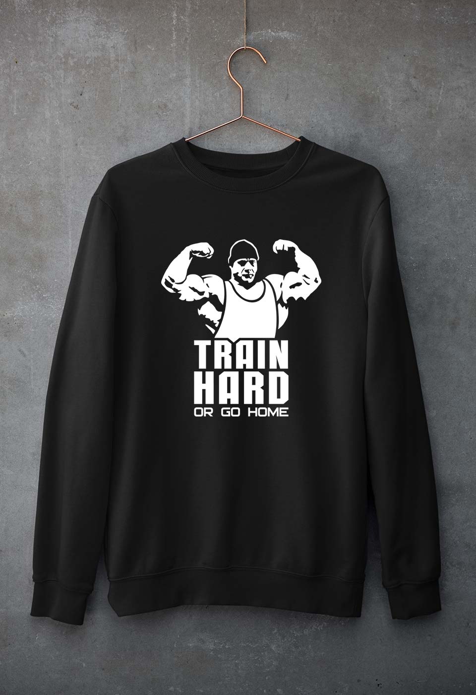 Gym Unisex Sweatshirt for Men/Women-Black-Ektarfa.online
