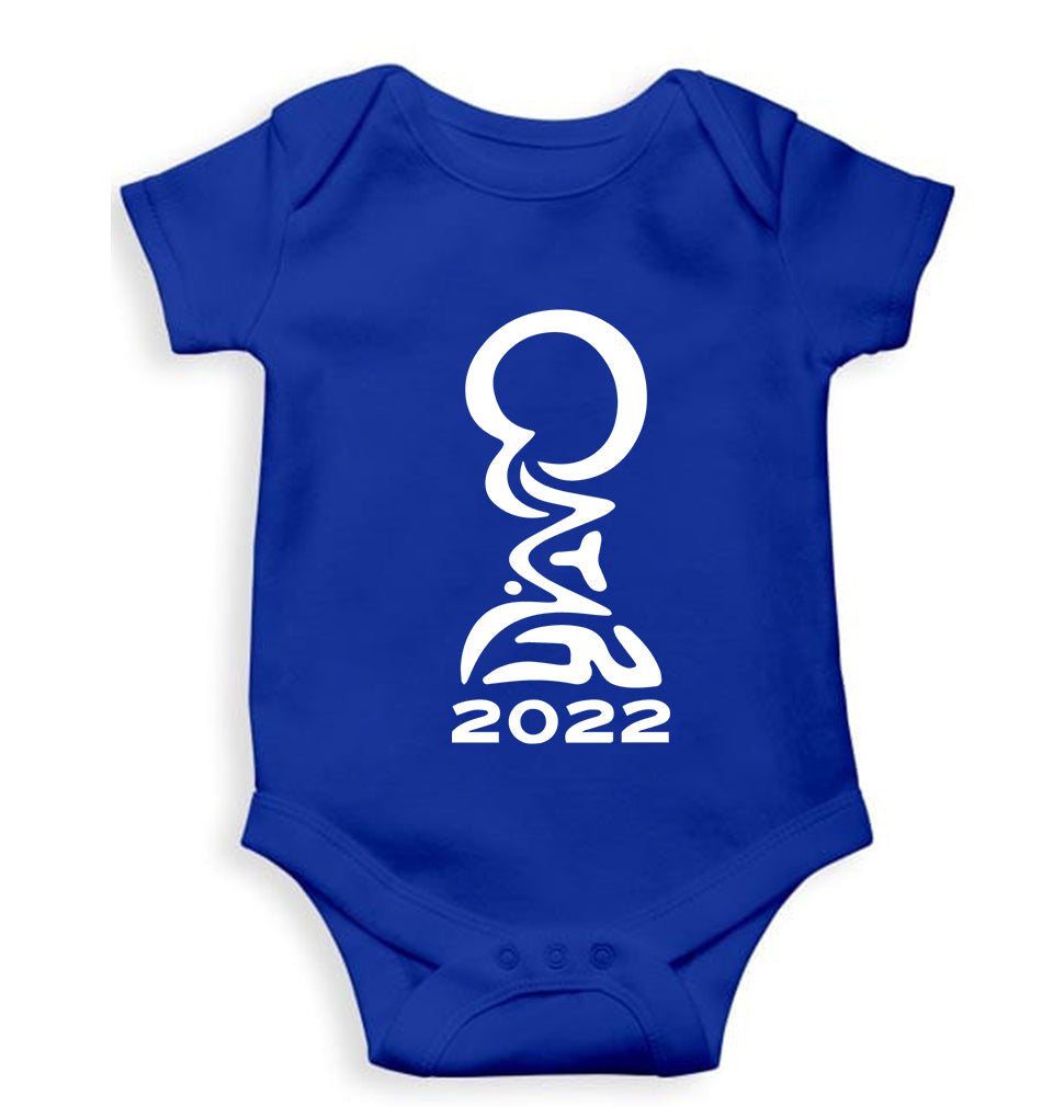 FIFA World Cup Qatar 2022 Kids Romper For Baby Boy/Girl-Royal Blue-Ektarfa.online