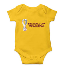 Load image into Gallery viewer, FIFA World Cup Qatar 2022 Kids Romper For Baby Boy/Girl-0-5 Months(18 Inches)-Yellow-Ektarfa.online
