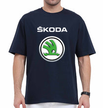 Load image into Gallery viewer, Skoda Oversized T-Shirt for Men-Navy Blue-Ektarfa.online
