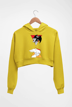 Load image into Gallery viewer, CryBaby Game Crop HOODIE FOR WOMEN-Mustard Yellow-Ektarfa.online
