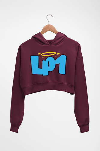 Liam Payne Crop HOODIE FOR WOMEN-Maroon-Ektarfa.online
