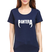 Load image into Gallery viewer, Pantera T-Shirt for Women-Navy Blue-Ektarfa.online
