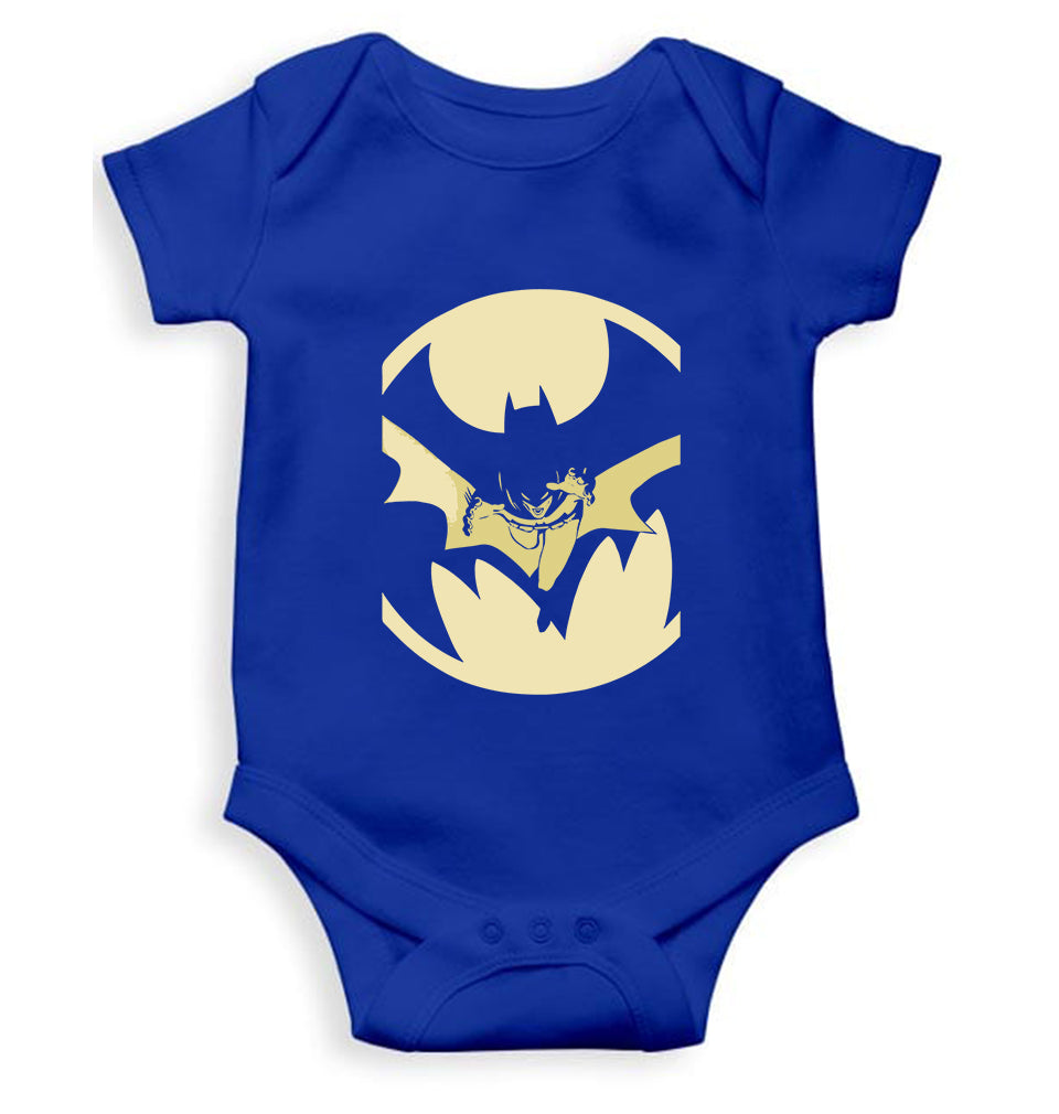 Batman Kids Romper For Baby Boy/Girl-0-5 Months(18 Inches)-Royal Blue-Ektarfa.online