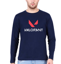 Load image into Gallery viewer, Valorant Full Sleeves T-Shirt for Men-Navy Blue-Ektarfa.online
