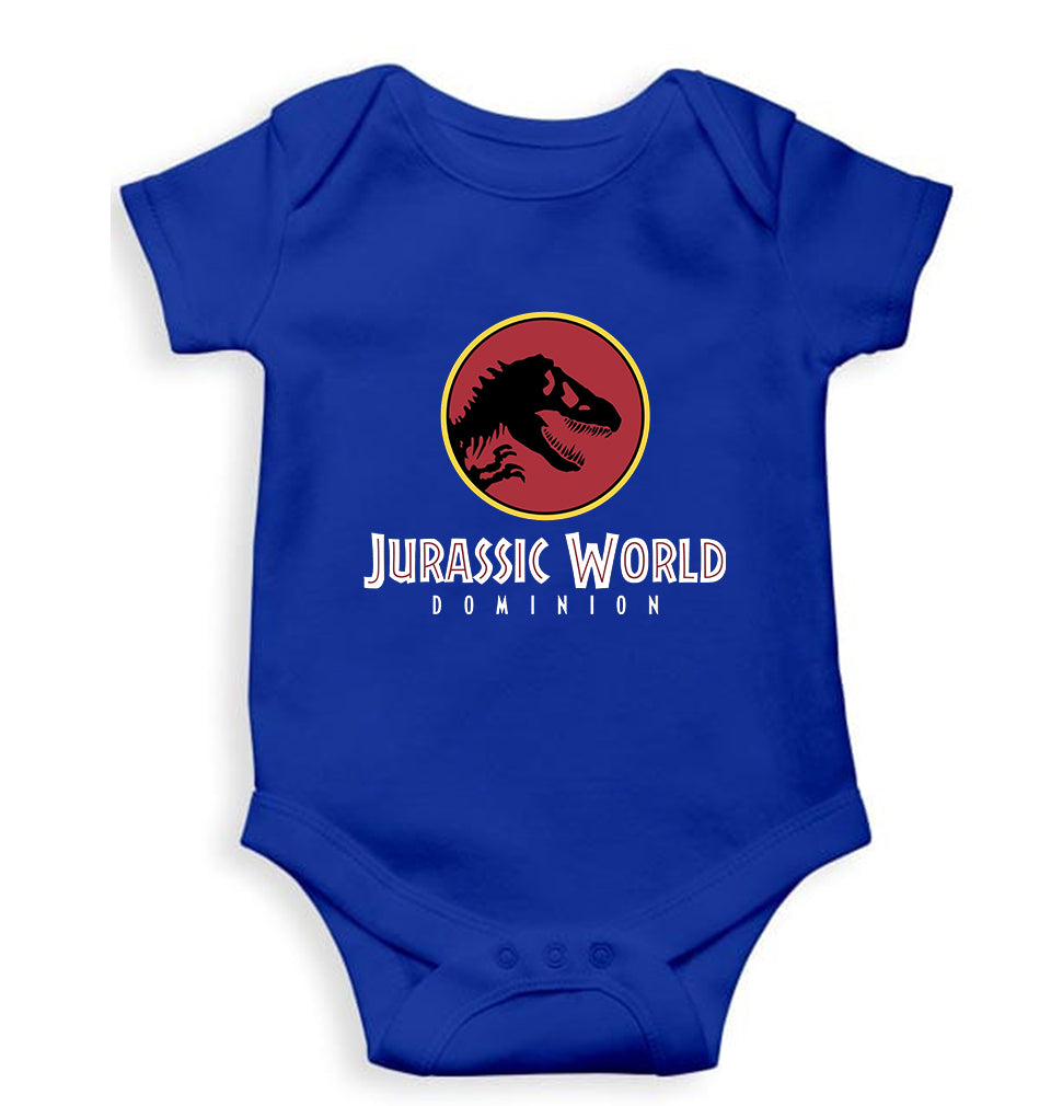Jurassic World Kids Romper For Baby Boy/Girl-Royal Blue-Ektarfa.online