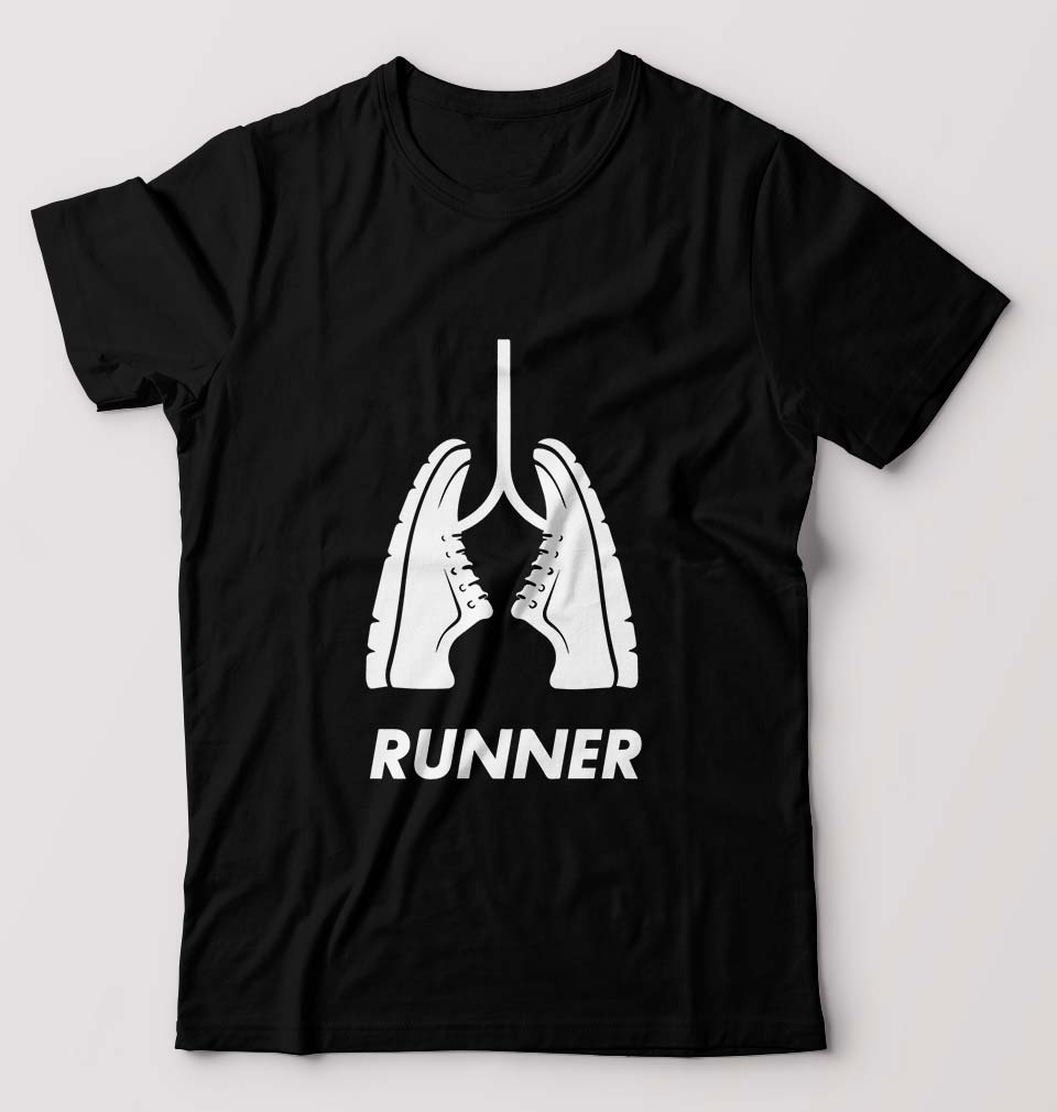 Runner Running T-Shirt for Men-Black-Ektarfa.online