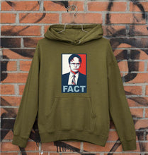 Load image into Gallery viewer, Dwight Schrute Fact Unisex Hoodie for Men/Women-Olive Green-Ektarfa.online
