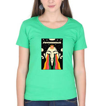 Load image into Gallery viewer, Psychedelic T-Shirt for Women-Flag Green-Ektarfa.online
