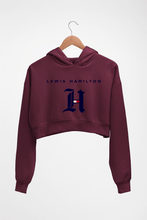 Load image into Gallery viewer, Lewis Hamilton F1 Crop HOODIE FOR WOMEN-Maroon-Ektarfa.online
