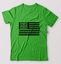 Load image into Gallery viewer, Nine Inch Nails T-Shirt for Men-flag green-Ektarfa.online
