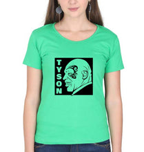 Load image into Gallery viewer, Mike Tyson T-Shirt for Women-Flag Green-Ektarfa.online
