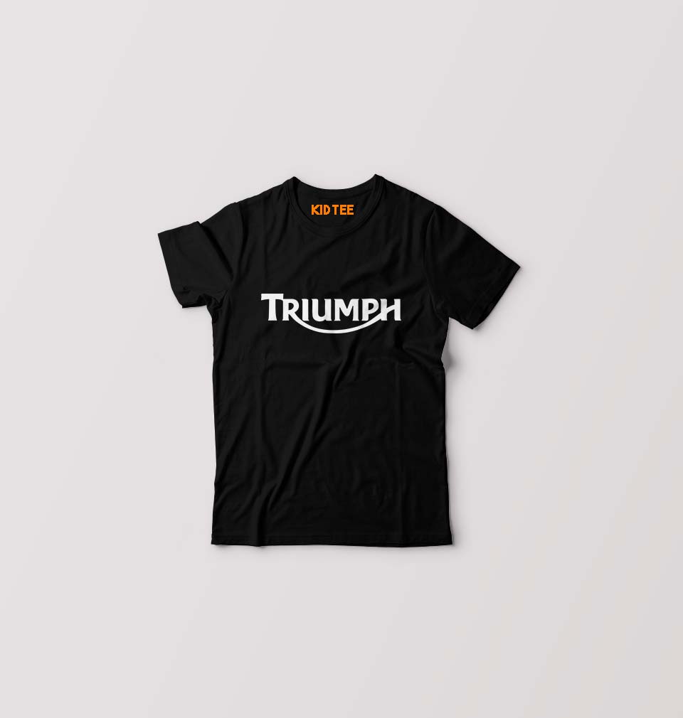 Triumph Kids T-Shirt for Boy/Girl-0-1 Year(20 Inches)-Black-Ektarfa.online