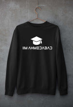 Load image into Gallery viewer, IIM A Ahmedabad Unisex Sweatshirt for Men/Women-Black-Ektarfa.online
