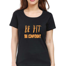 Load image into Gallery viewer, Gym Fit T-Shirt for Women-Black-Ektarfa.online
