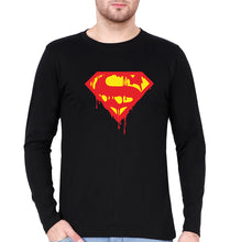 Load image into Gallery viewer, Superman Full Sleeves T-Shirt for Men-Black-Ektarfa.online
