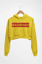 Load image into Gallery viewer, Badshah Crop HOODIE FOR WOMEN-Mustard Yellow-Ektarfa.online
