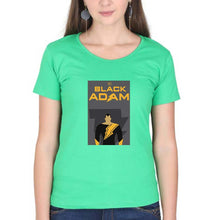 Load image into Gallery viewer, Black Adam T-Shirt for Women-Flag Green-Ektarfa.online
