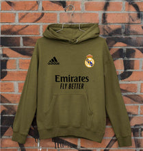 Load image into Gallery viewer, Real Madrid 2021-22 Unisex Hoodie for Men/Women-S(40 Inches)-Olive Green-Ektarfa.online

