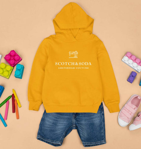 Scotch & Soda Kids Hoodie for Boy/Girl-Mustard Yellow-Ektarfa.online