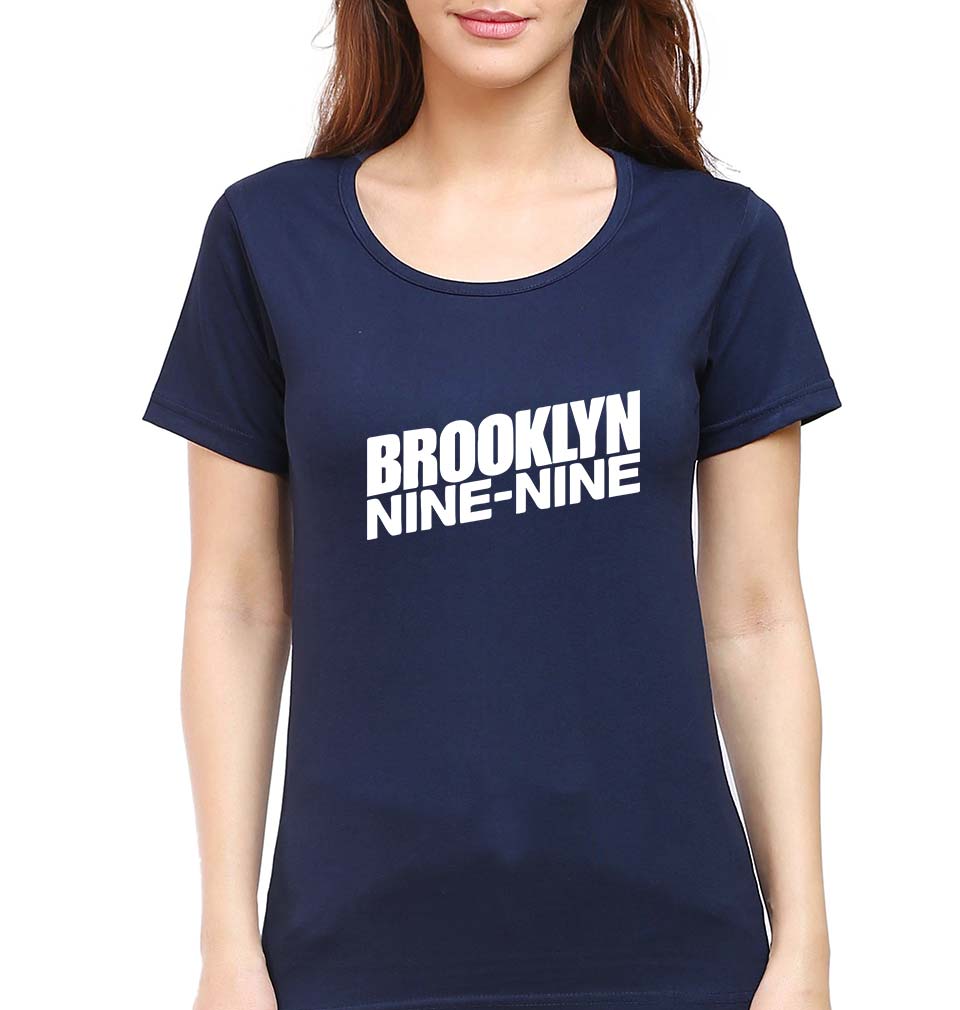 Brooklyn Nine-Nine T-Shirt for Women-Navy Blue-Ektarfa.online