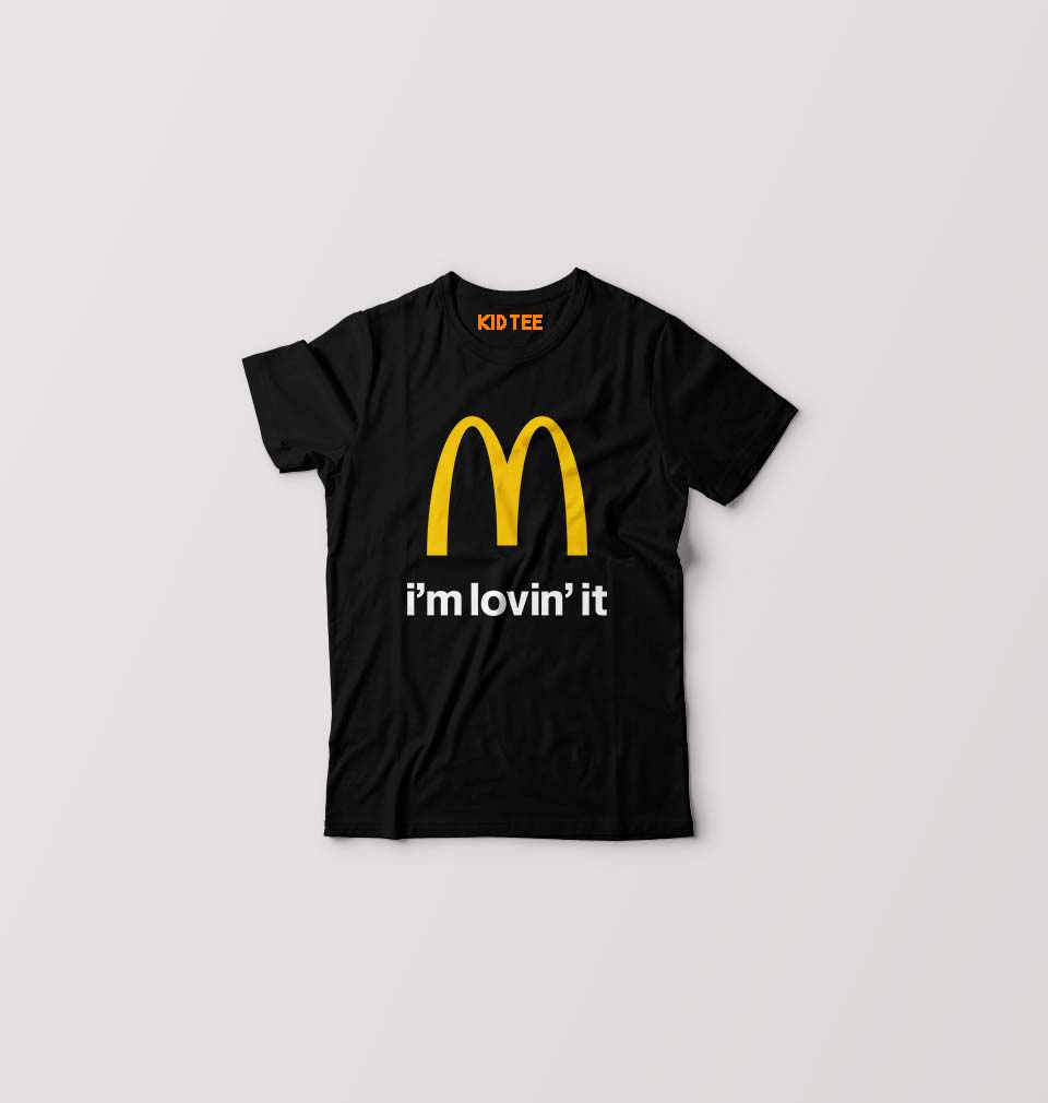 McDonald’s Kids T-Shirt for Boy/Girl-Black-Ektarfa.online