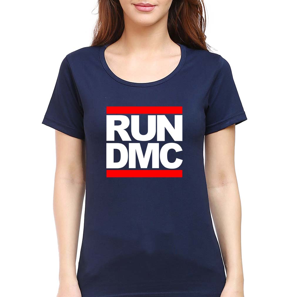 Run DMC T-Shirt for Women-Navy Blue-Ektarfa.online
