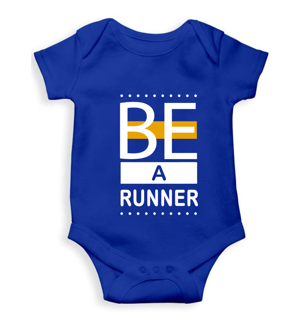 Runner Running Kids Romper For Baby Boy/Girl-0-5 Months(18 Inches)-Royal Blue-Ektarfa.online