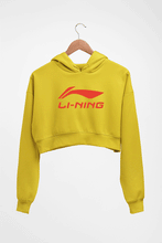 Load image into Gallery viewer, Li-Ning Crop HOODIE FOR WOMEN-Mustard Yellow-Ektarfa.online
