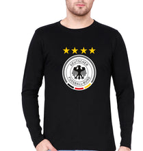 Load image into Gallery viewer, Germany Football Full Sleeves T-Shirt for Men-Black-Ektarfa.online
