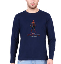 Load image into Gallery viewer, Spiderman Superhero Full Sleeves T-Shirt for Men-Navy Blue-Ektarfa.online
