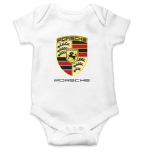 Load image into Gallery viewer, Porsche Logo Kids Romper For Baby Boy/Girl-0-5 Months(18 Inches)-White-Ektarfa.online
