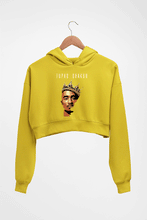 Load image into Gallery viewer, 2Pac Tupac Crop HOODIE FOR WOMEN-Mustard Yellow-Ektarfa.online
