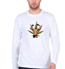Load image into Gallery viewer, Nate Diaz UFC Weed Full Sleeves T-Shirt for Men-White-Ektarfa.online
