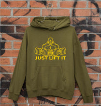 Load image into Gallery viewer, Gym Lift Unisex Hoodie for Men/Women-Olive Green-Ektarfa.online
