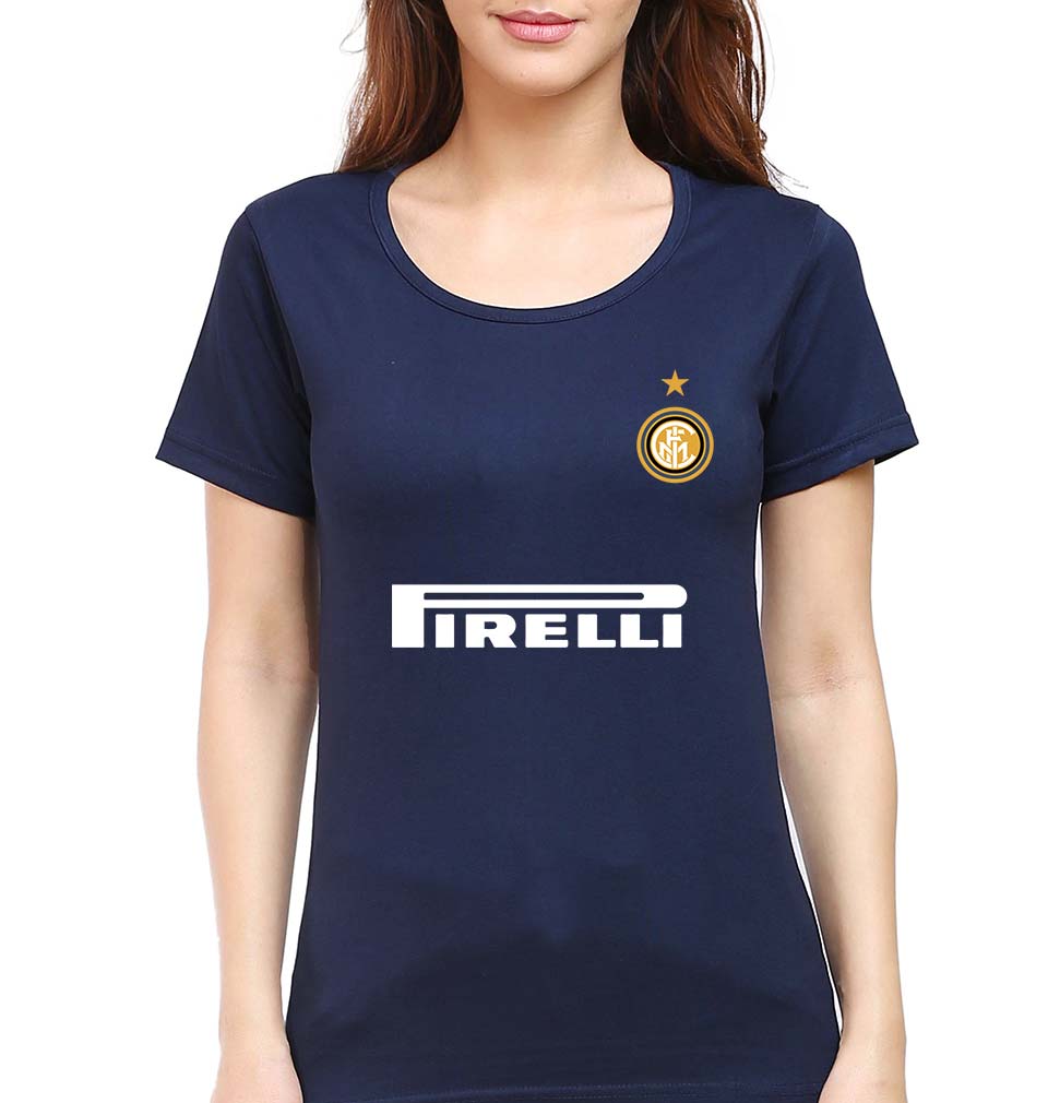 Inter Milan 2021-22 T-Shirt for Women-Navy Blue-Ektarfa.online
