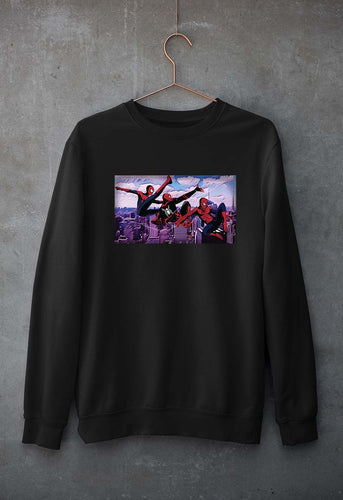Spiderman Superhero Unisex Sweatshirt for Men/Women-Black-Ektarfa.online